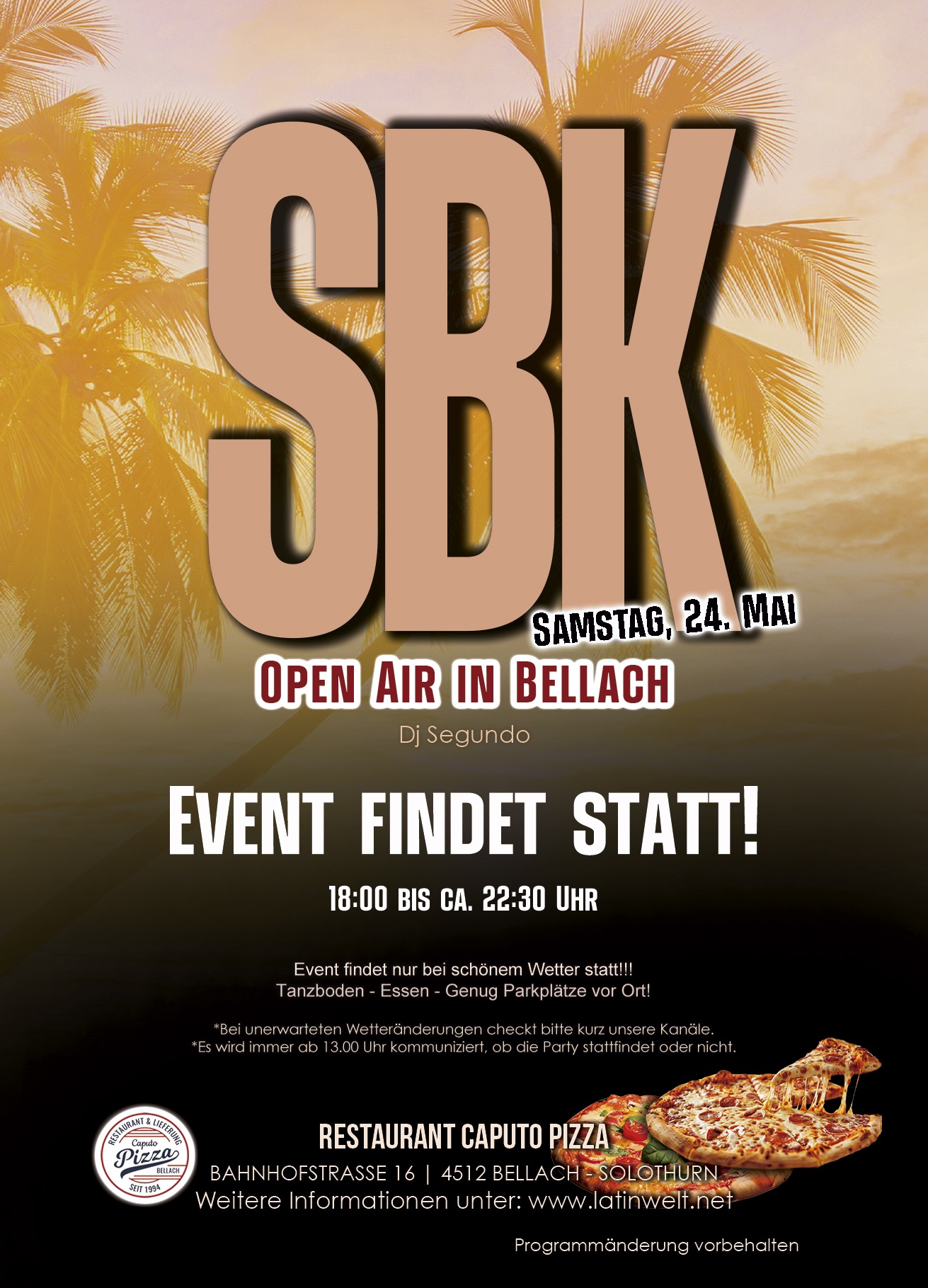 SALSA, BACHATA… OPEN AIR! BELLACH - SOLOTHURN