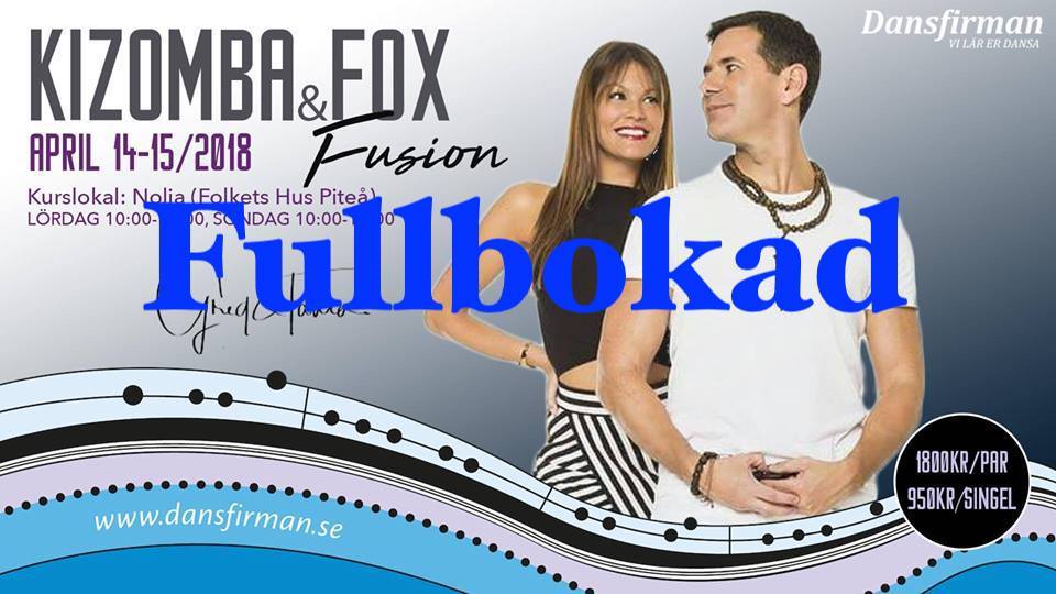 Fullbokad Kizomba Greg & Tania 14-15 april