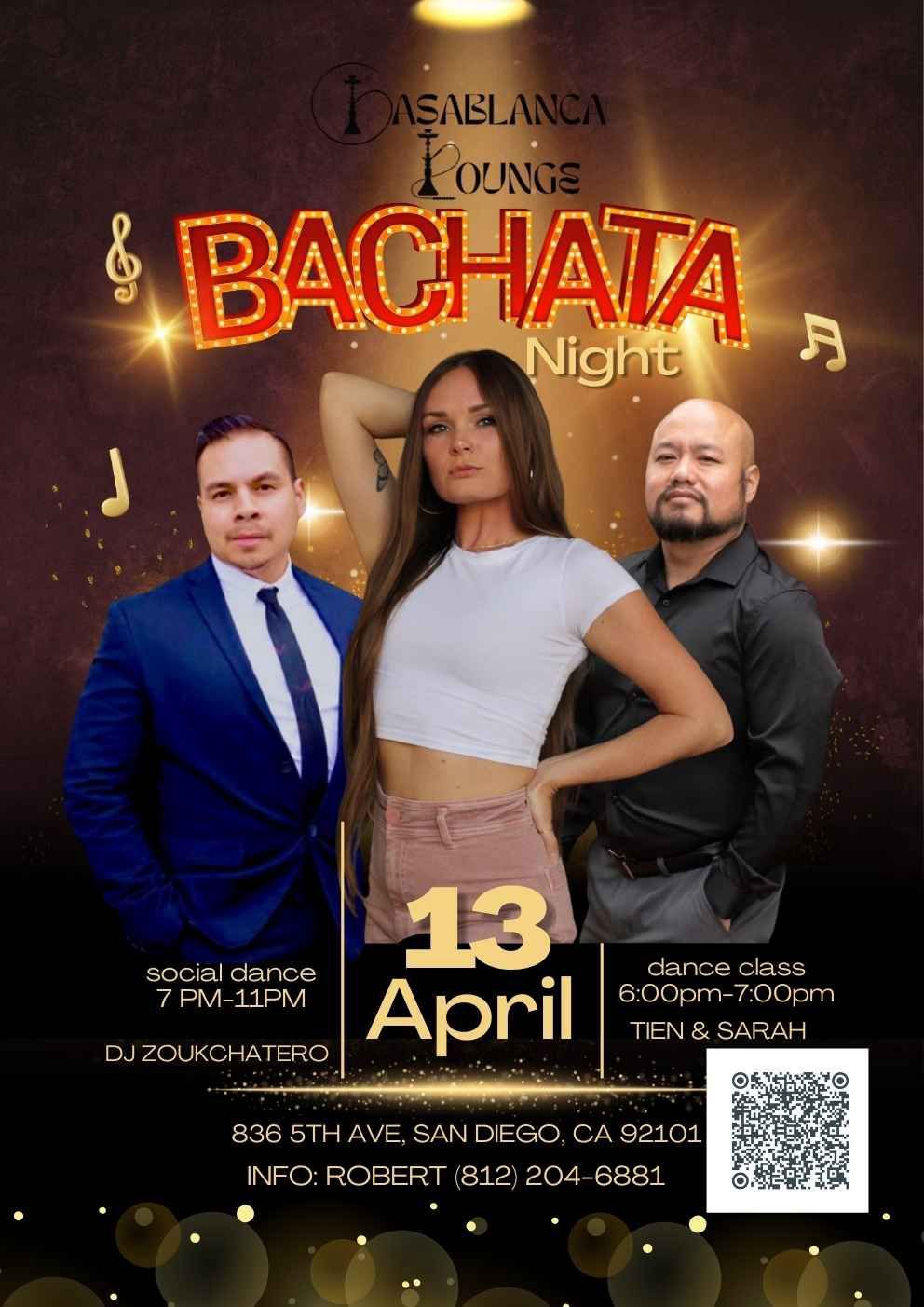 Bachata Sundays at Casa Blanca Lounge