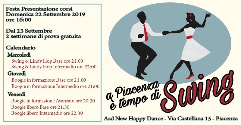 Festa presentazione corsi a Piacenza