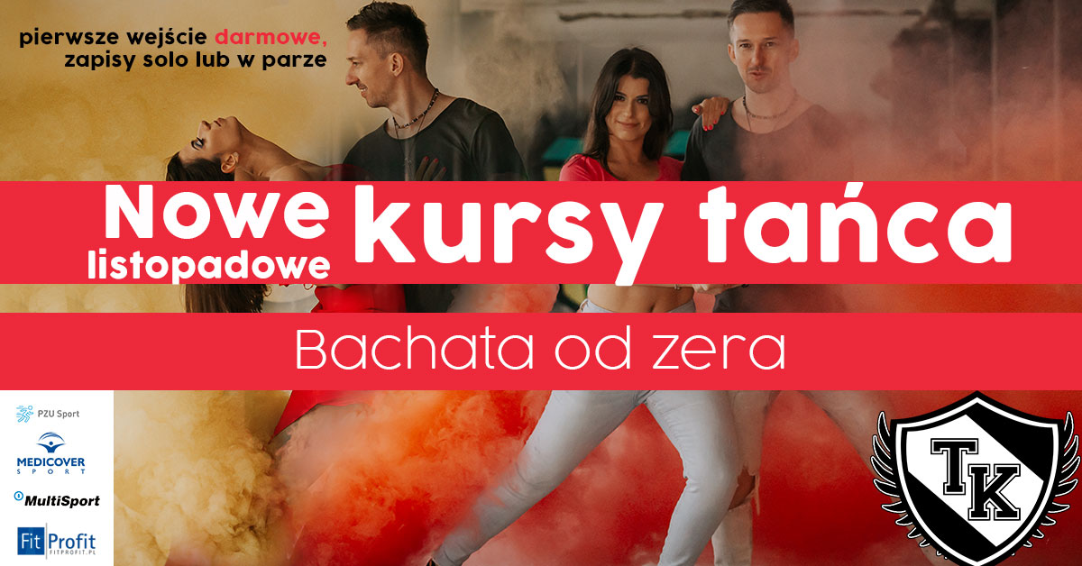 Listopadowe kursy tańca od podstaw - bachata
