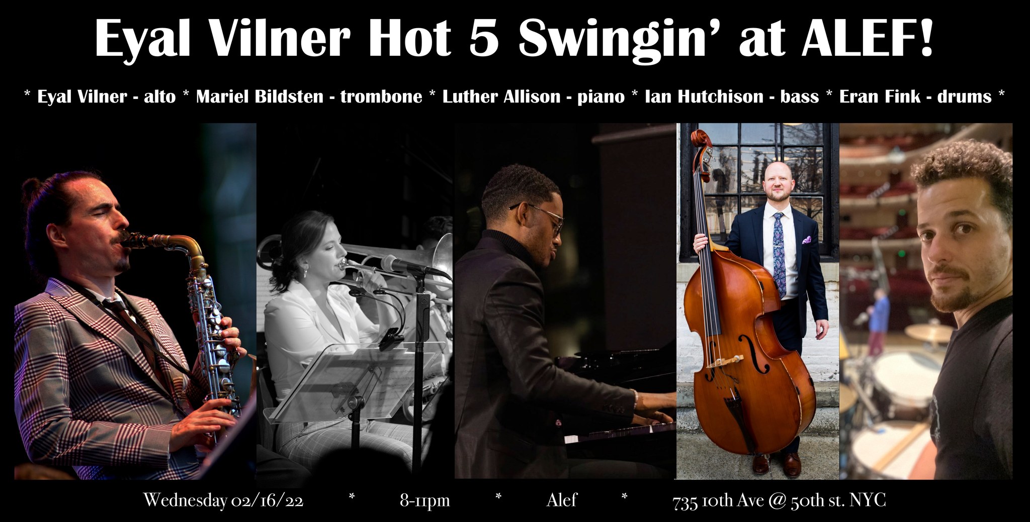 Eyal Vilner Hot 5 - Swingin' at Alef!