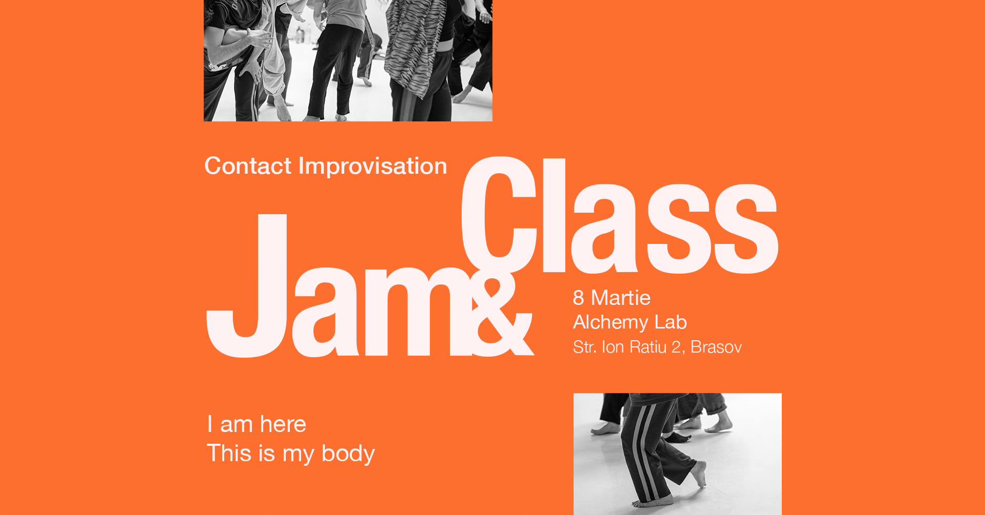 I am here, this is my body Contact Improvisation Workshop & Jam