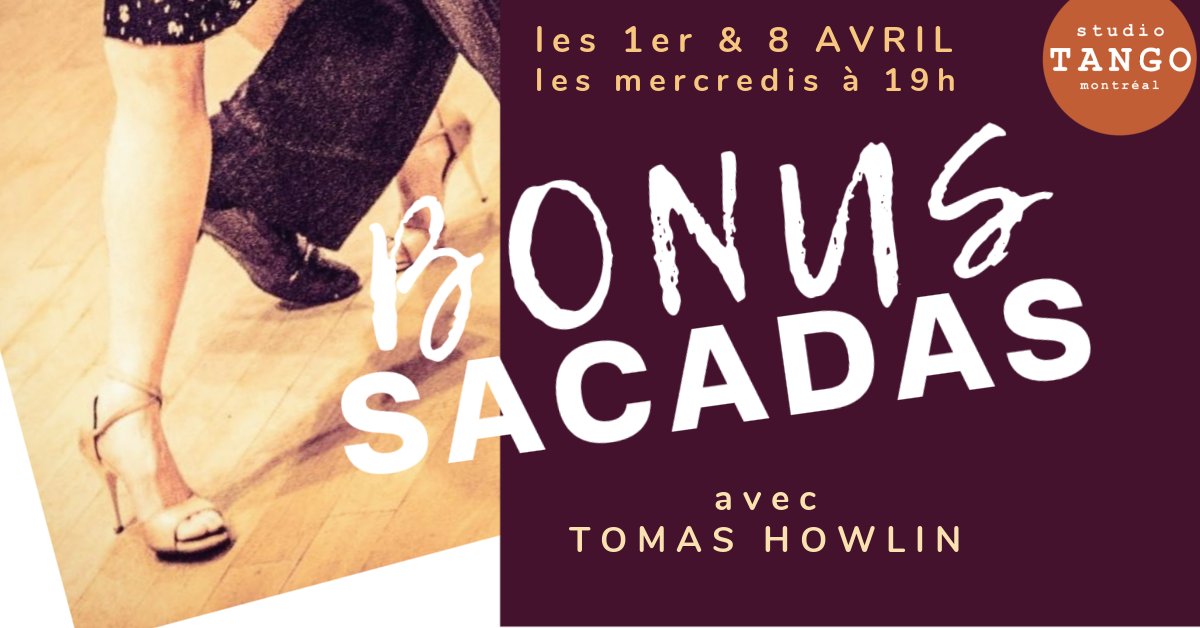 ''BONUS'' SACADAS avec Tomás!