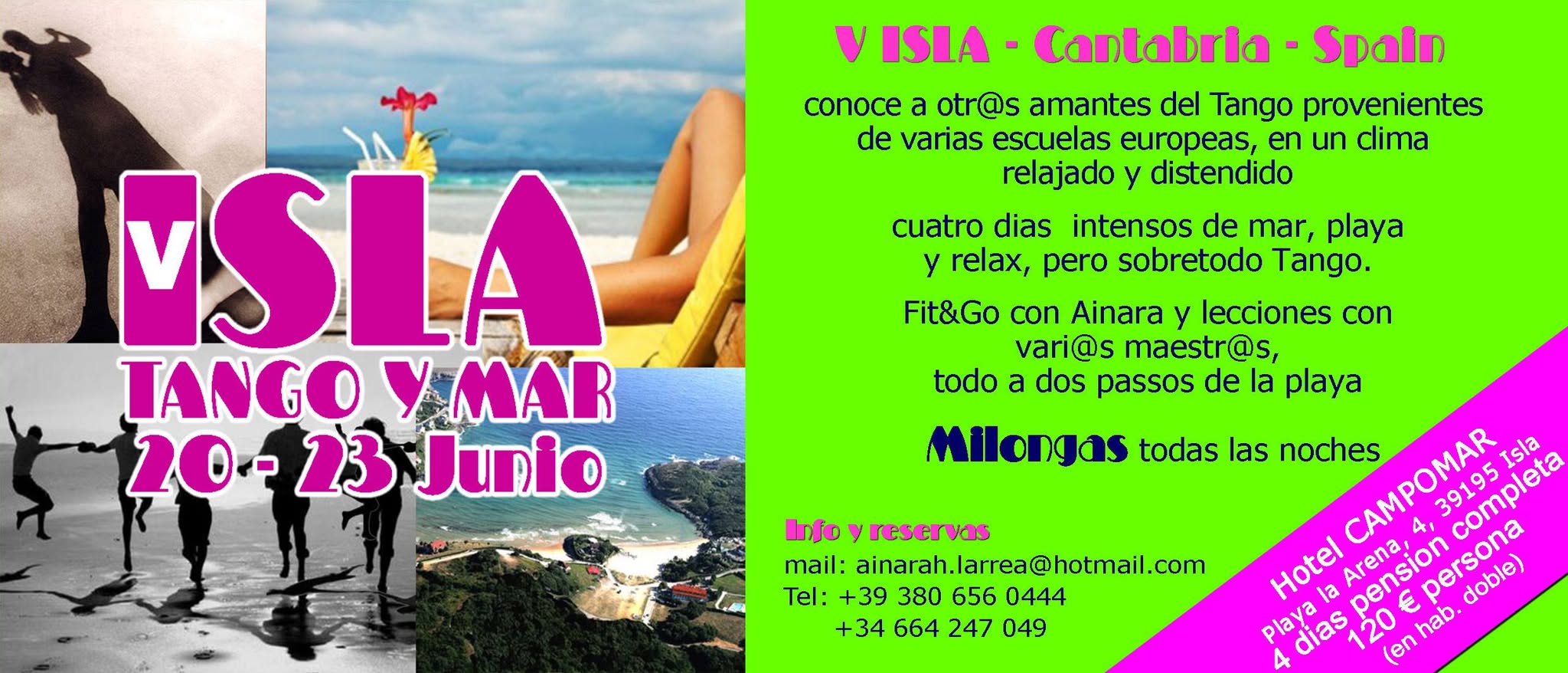V ENCUENTRO ISLA 20-21-22-23 JUNIO