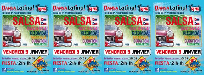 (((>DANSA LATINA!<))) VENDREDI 3 Janvier By DJ NG y BDL