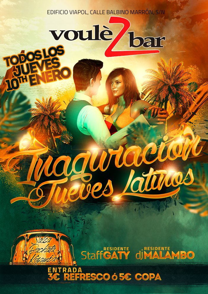 Inauguration #JuevesLatinos in Voulezbar (Sevilla)