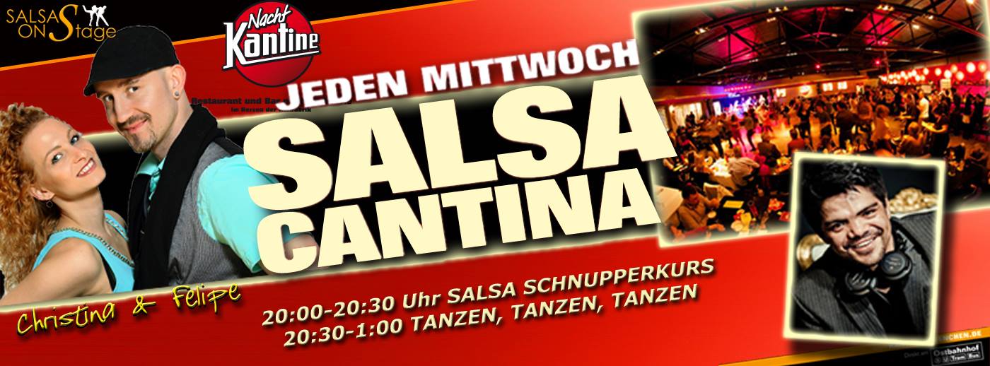 Salsa Cantina Party & Salsa Schnupperkurs in der NachtKantine