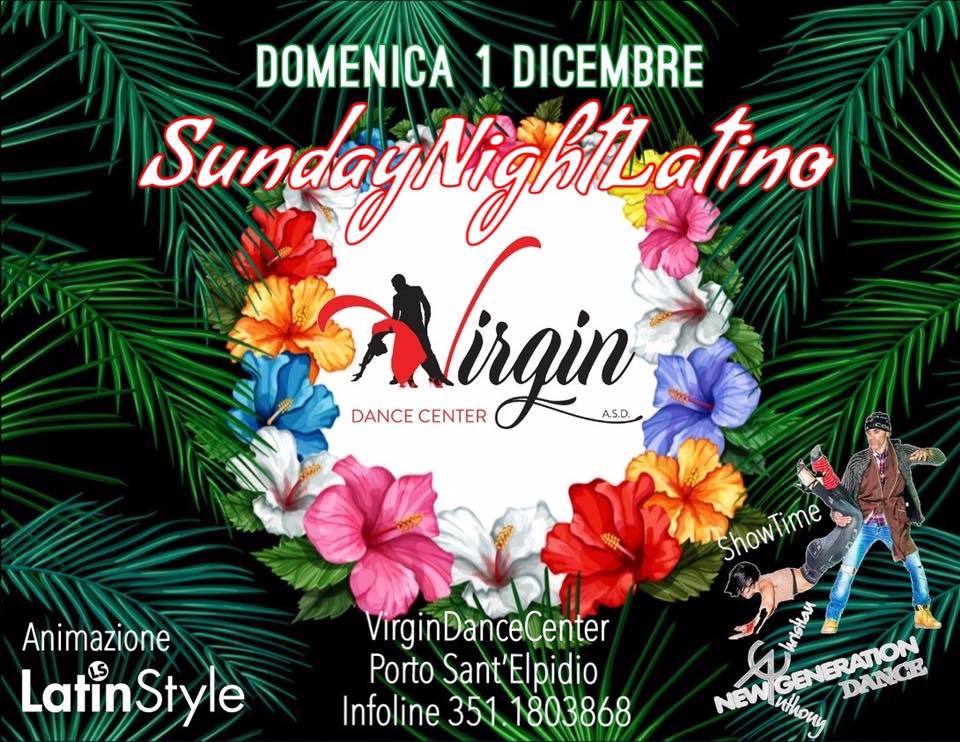 Domenica 1 Dicembre Virgin Dance Center