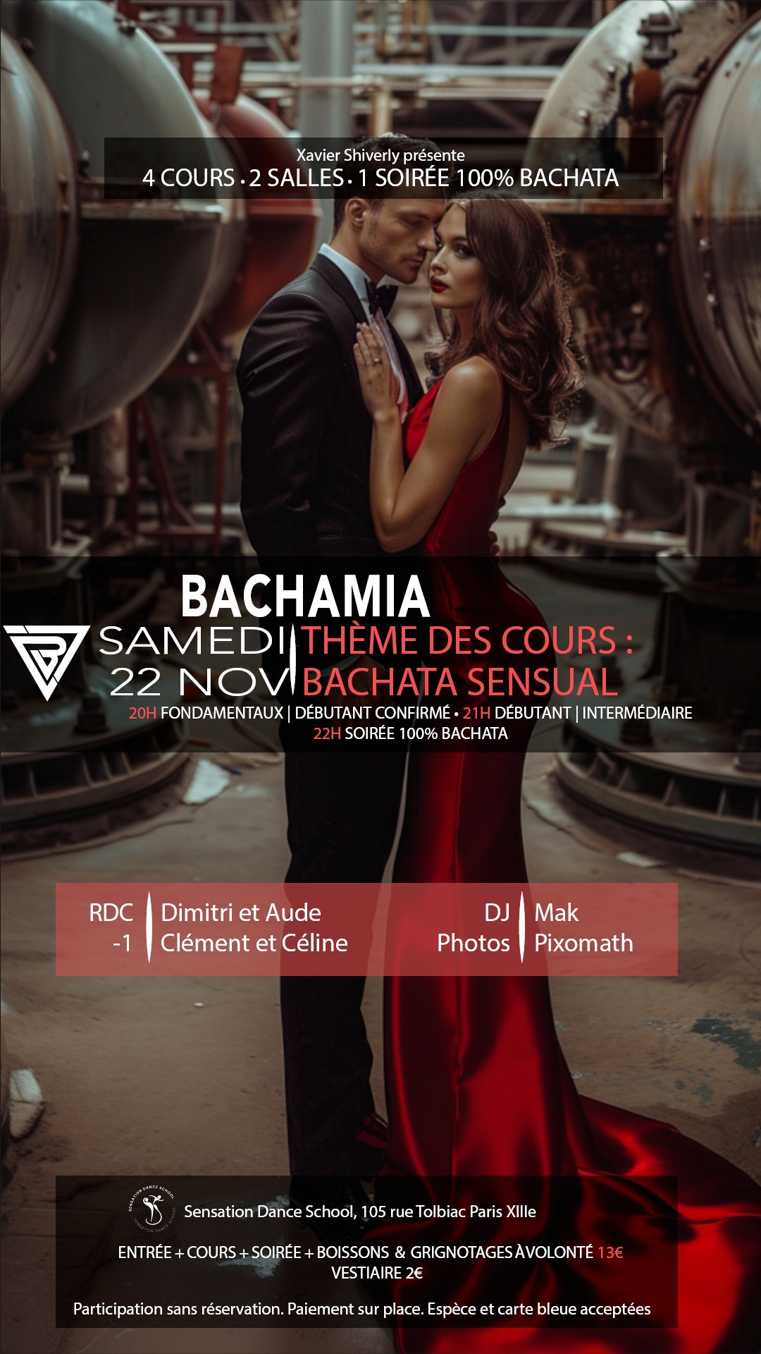 Bachamia bachata Sensual - Dimitri et Aude - Clément et Céline - Pixomath 📸 - DJ Mak