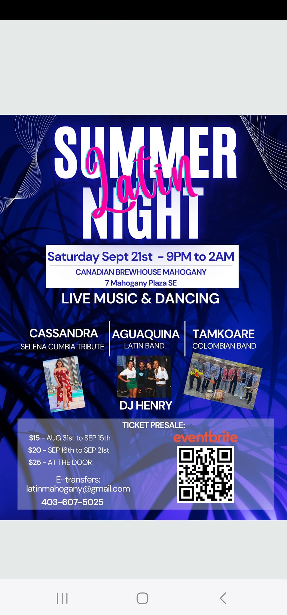 SUMMER LATIN NIGHT
