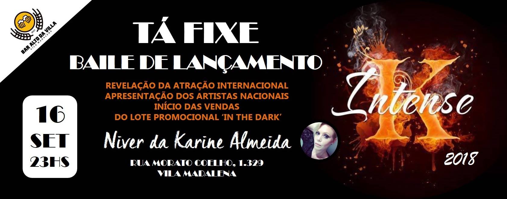 TÁ FIXE • Lançamento Oficial Kizomba Intense 2018