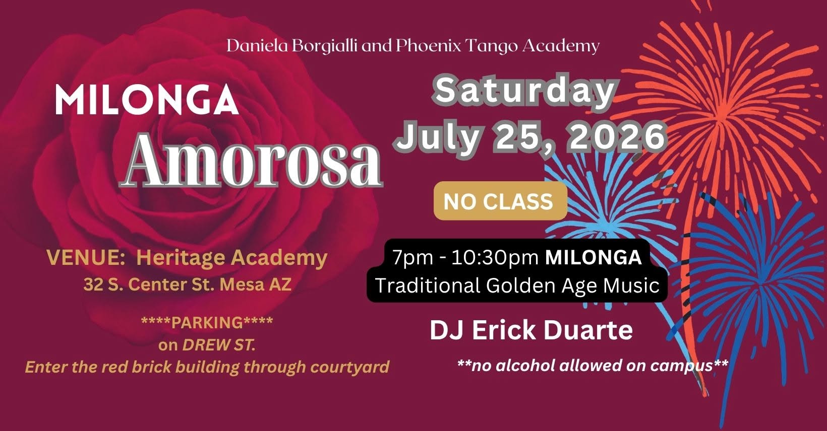 Milonga Amorosa - JULY edition!