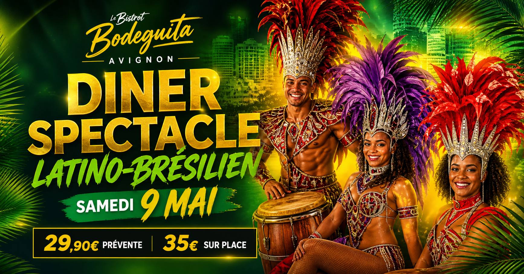 Brazil Vibes chaleur Latino-Brésilienne