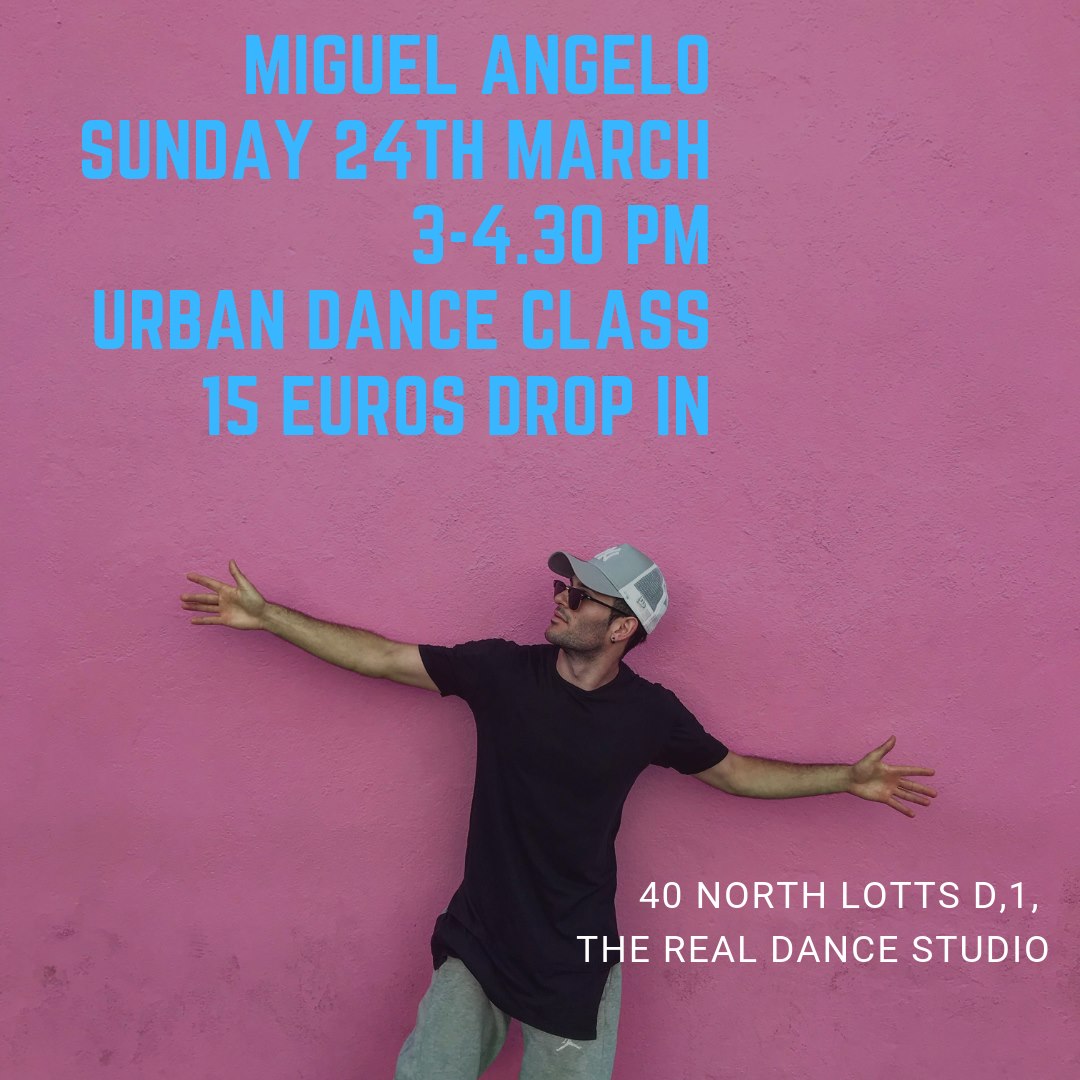 Special Urban Dance Workshop with Miguel Angelo