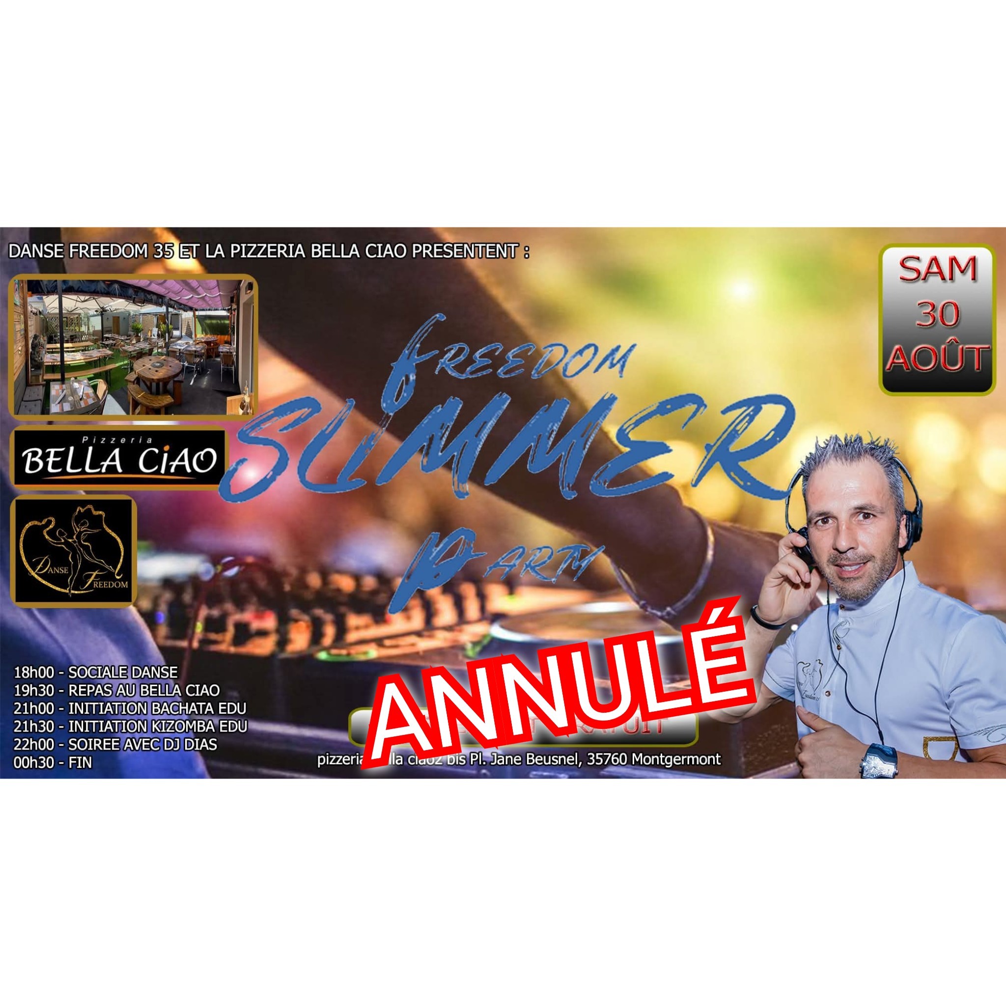 FREEDOM SUMMER PARTY - SAM 30 AOUT 2025