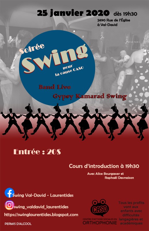 Soirée swing pour la cause CASO