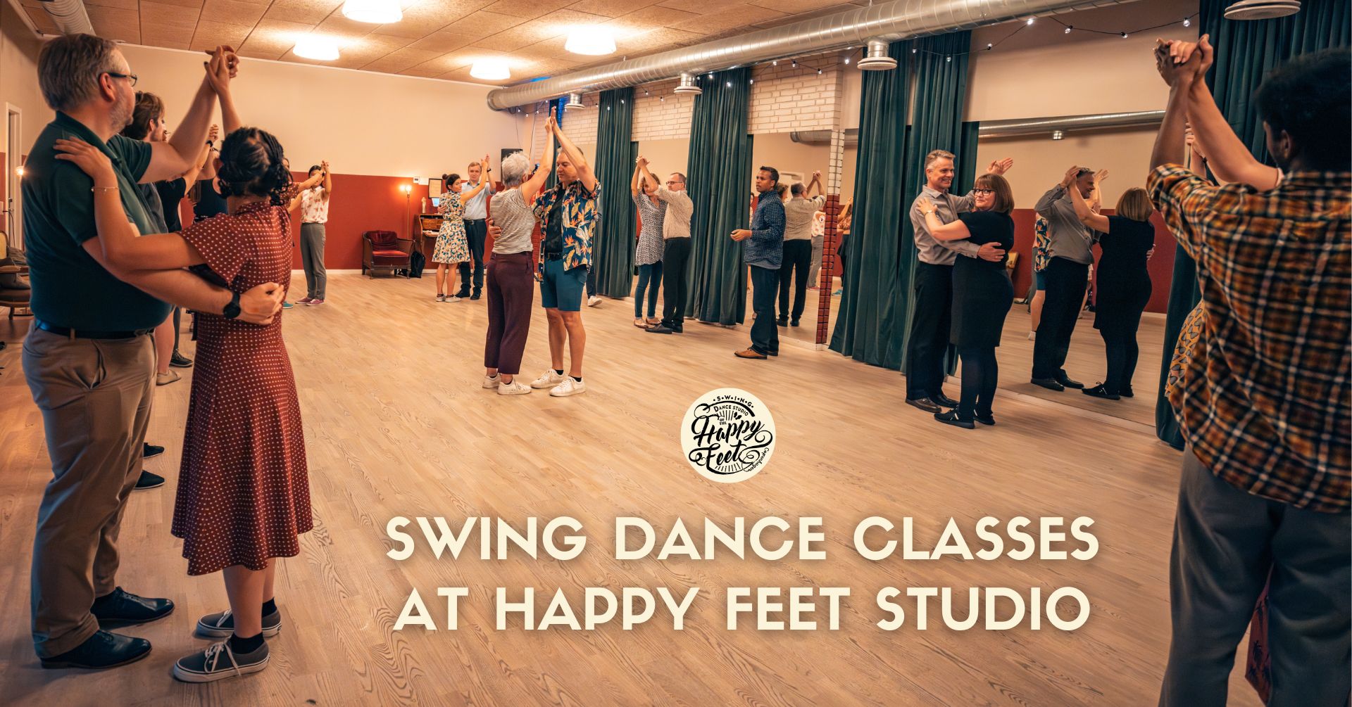 Beginner Swing Dance Classes at Happy Feet Studio in September & October
