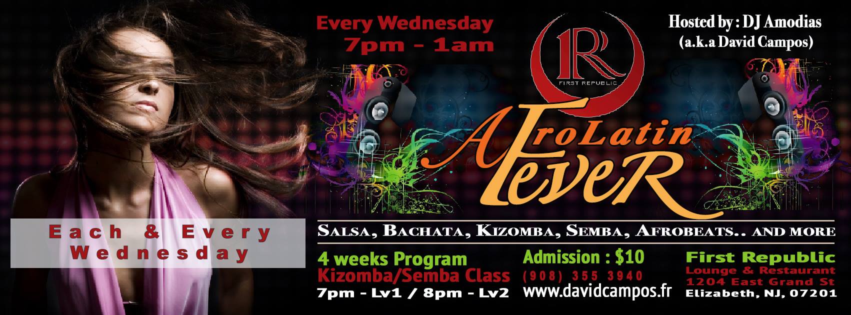 Afrolatin Fever - Every Wednesday (Starting August 17th)