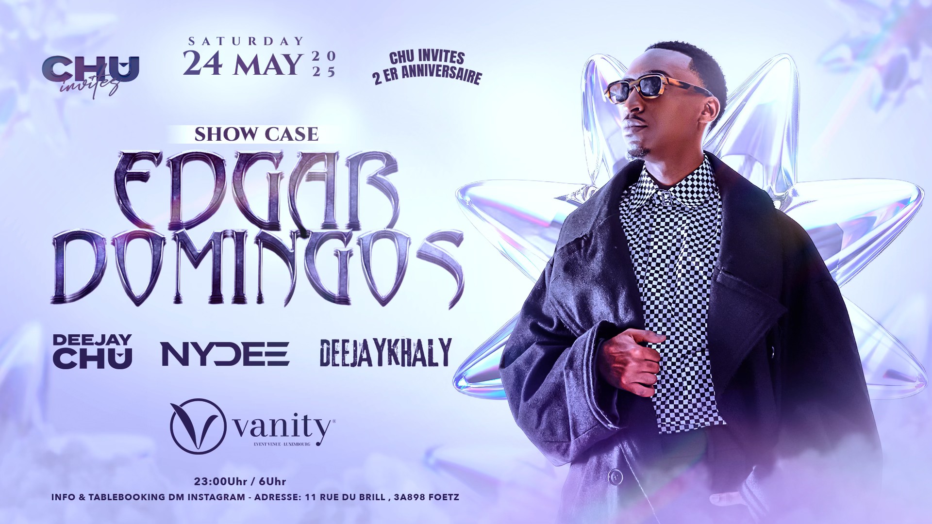 EDGAR DOMINGOS π€π
Saturday, May 24th, 2025
