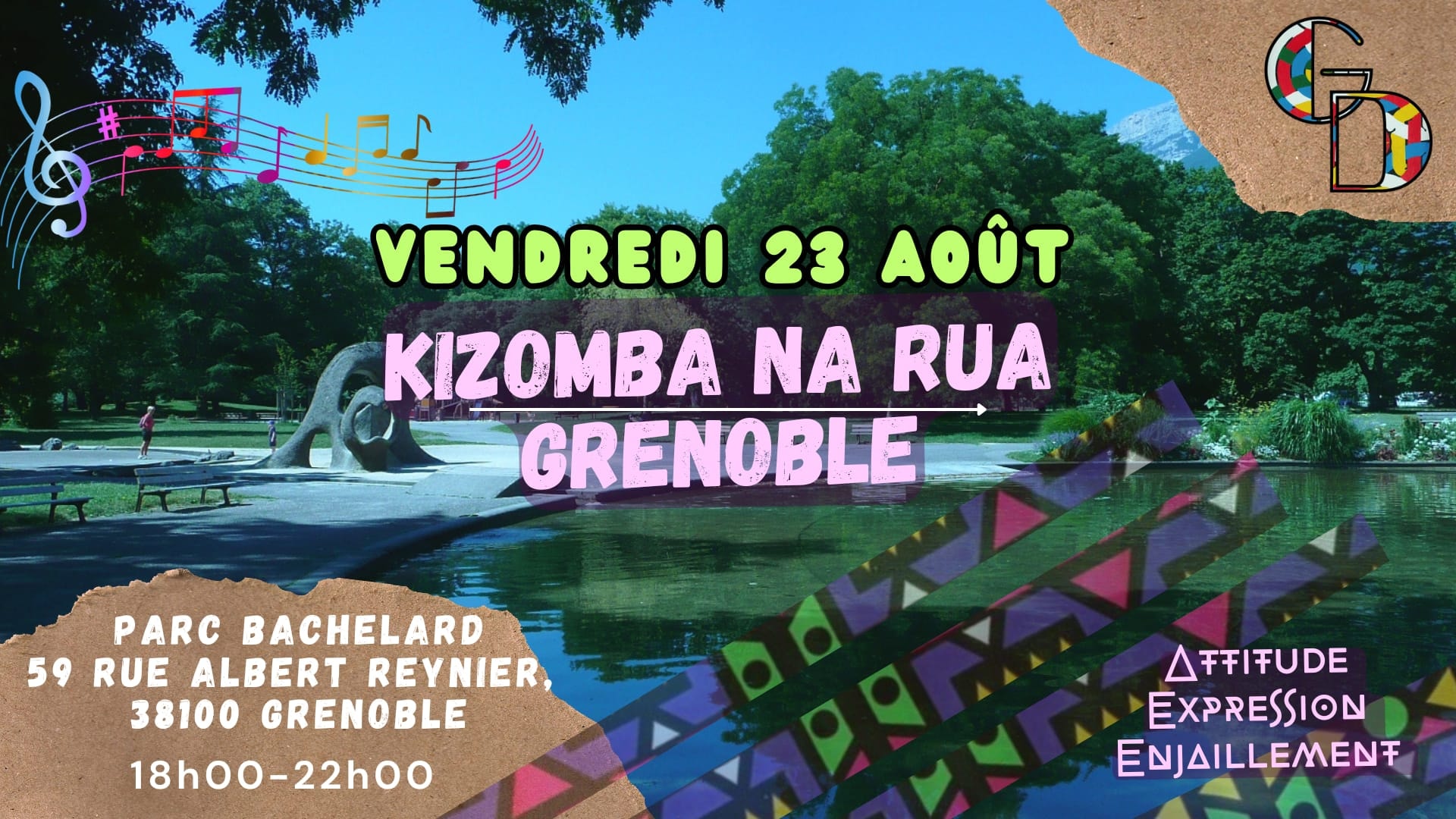 KIZOMBA NA RUA GRENOBLE -DERNIERE DE L'ÉTÉ