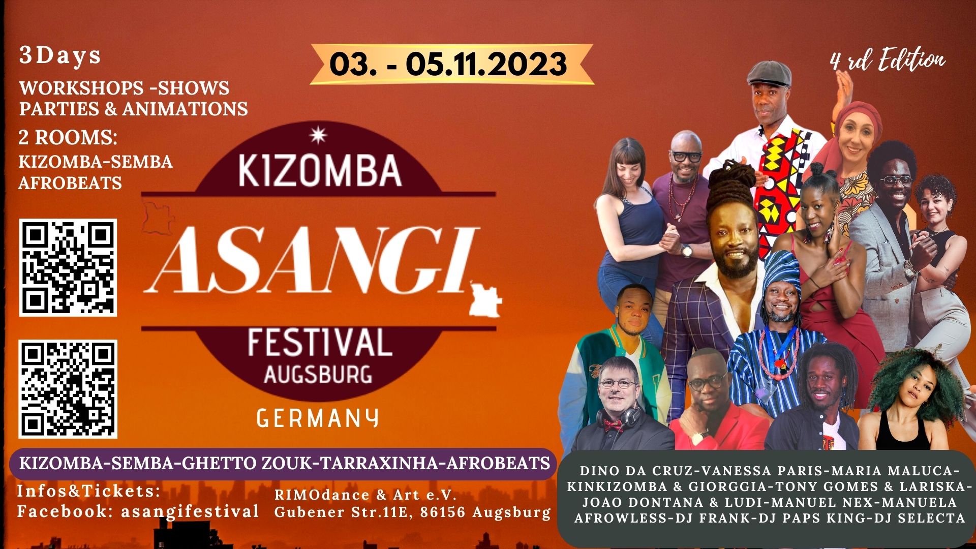 ASANGI-Kizomba-Semba-Afro-Festival Augsburg 2023 - 4.edition