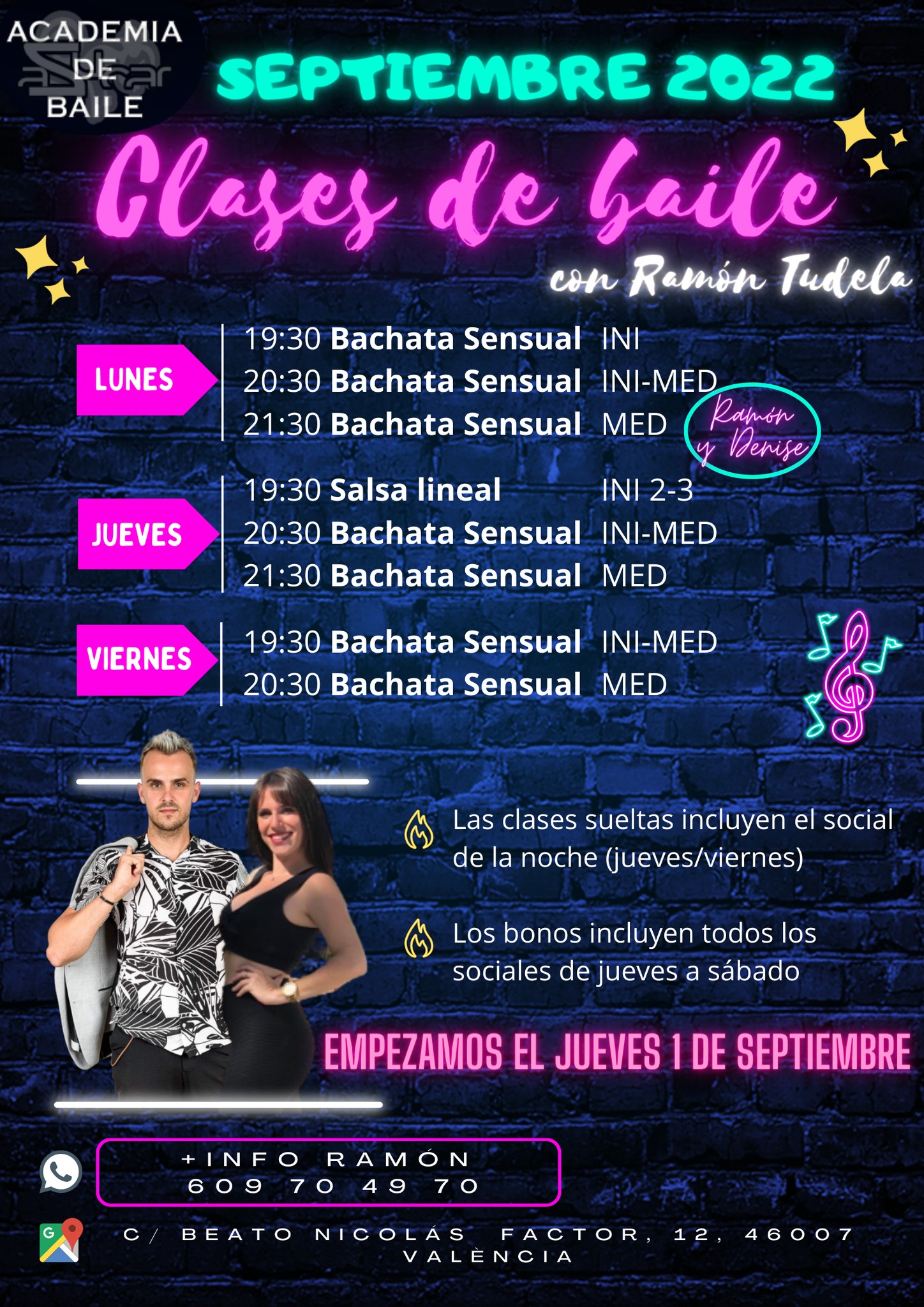 Asucar Valencia-Clases regulares con Ramón Tudela!!