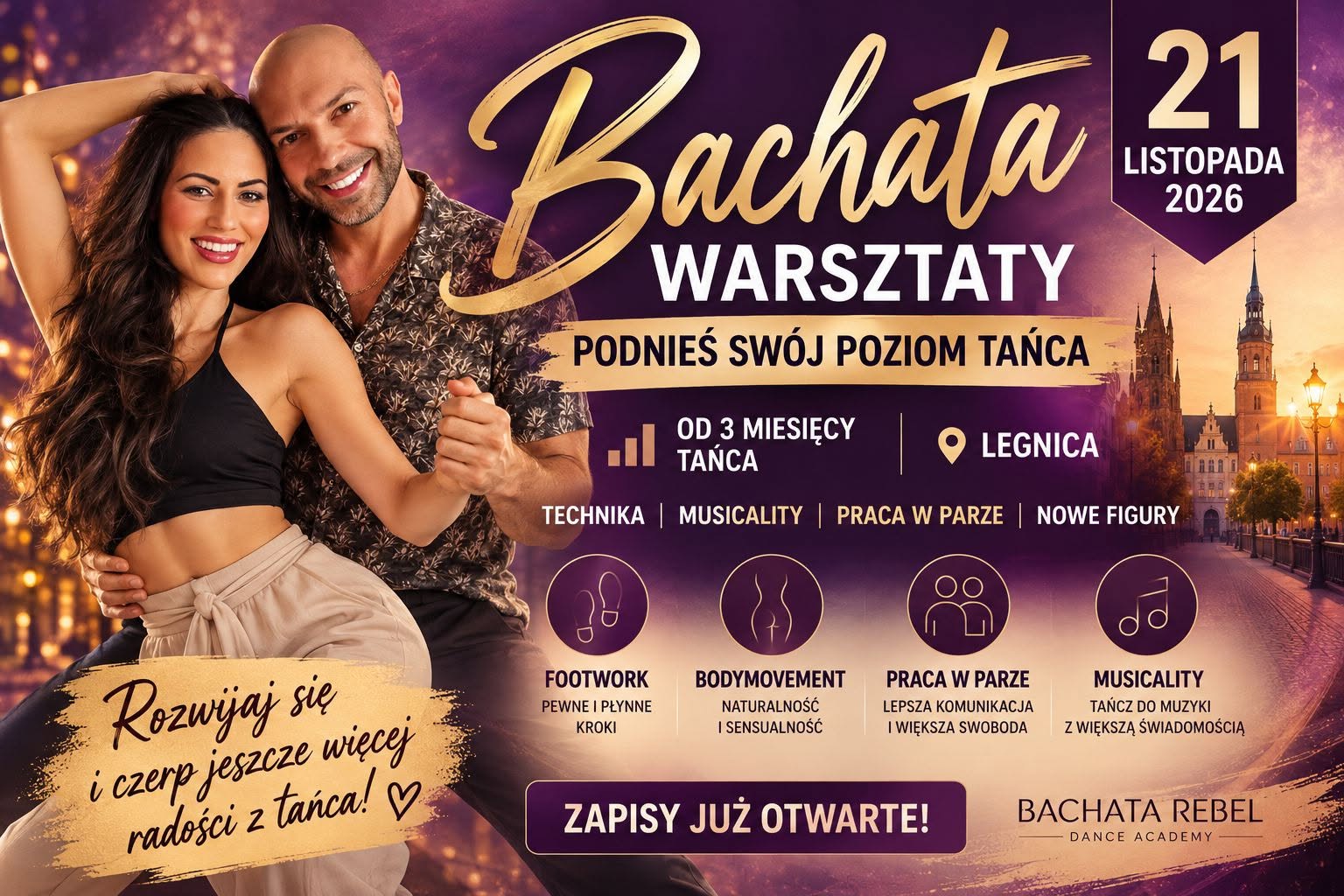 Warsztaty weekendowe Bachaty - Podnieś swój poziom tańca!