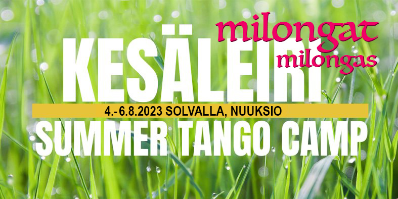 Kesäleirin milongat - Summer Tango Camp milongas