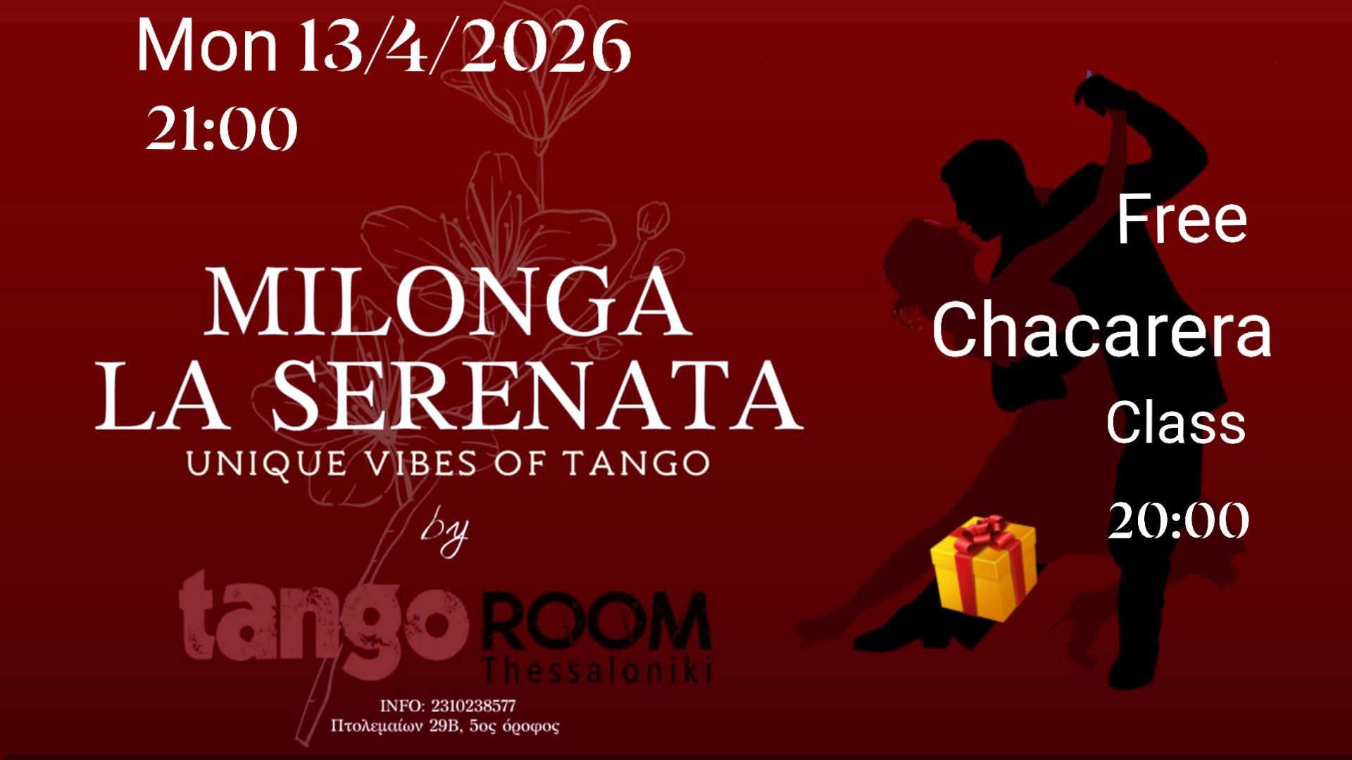 Milonga La Serenata - Εορταστική !!! Free Chacarera class !!!