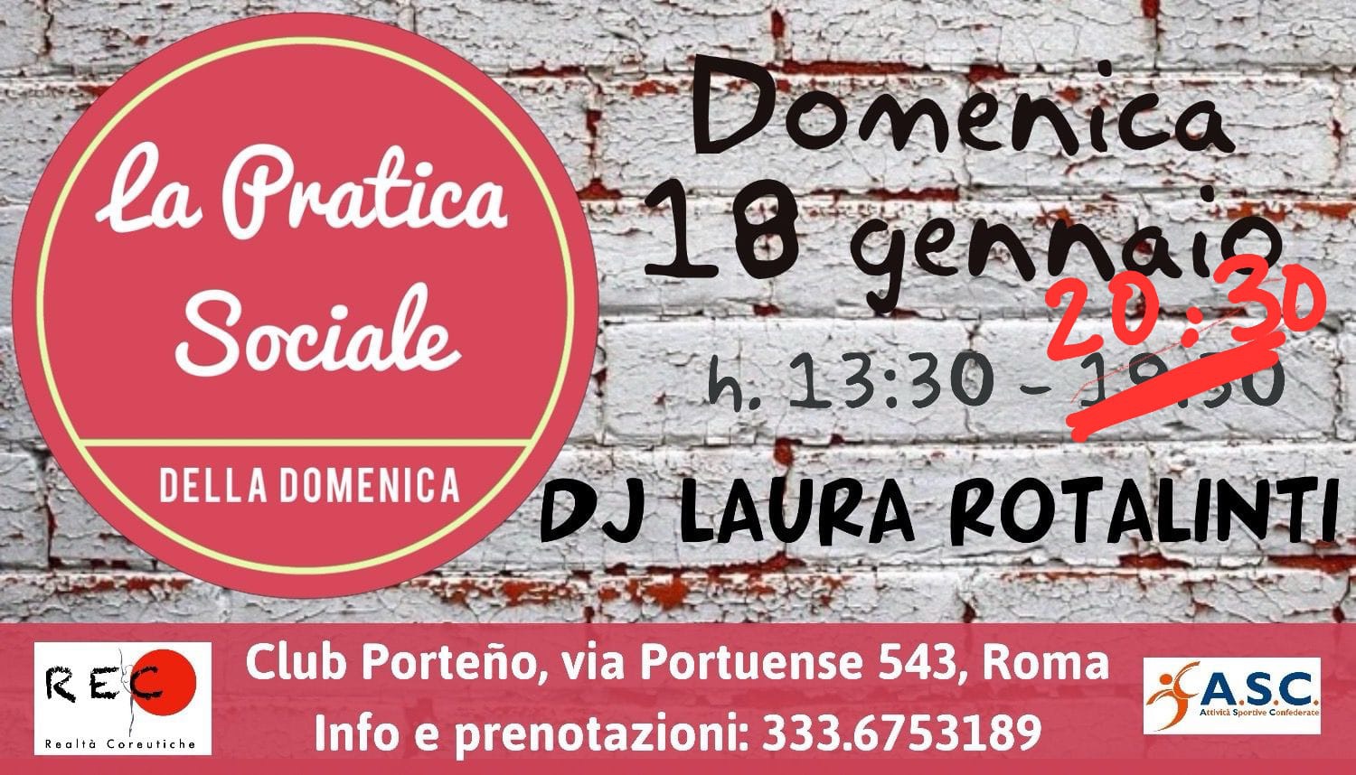 La Pratica Sociale di domenica 18 gennaio!