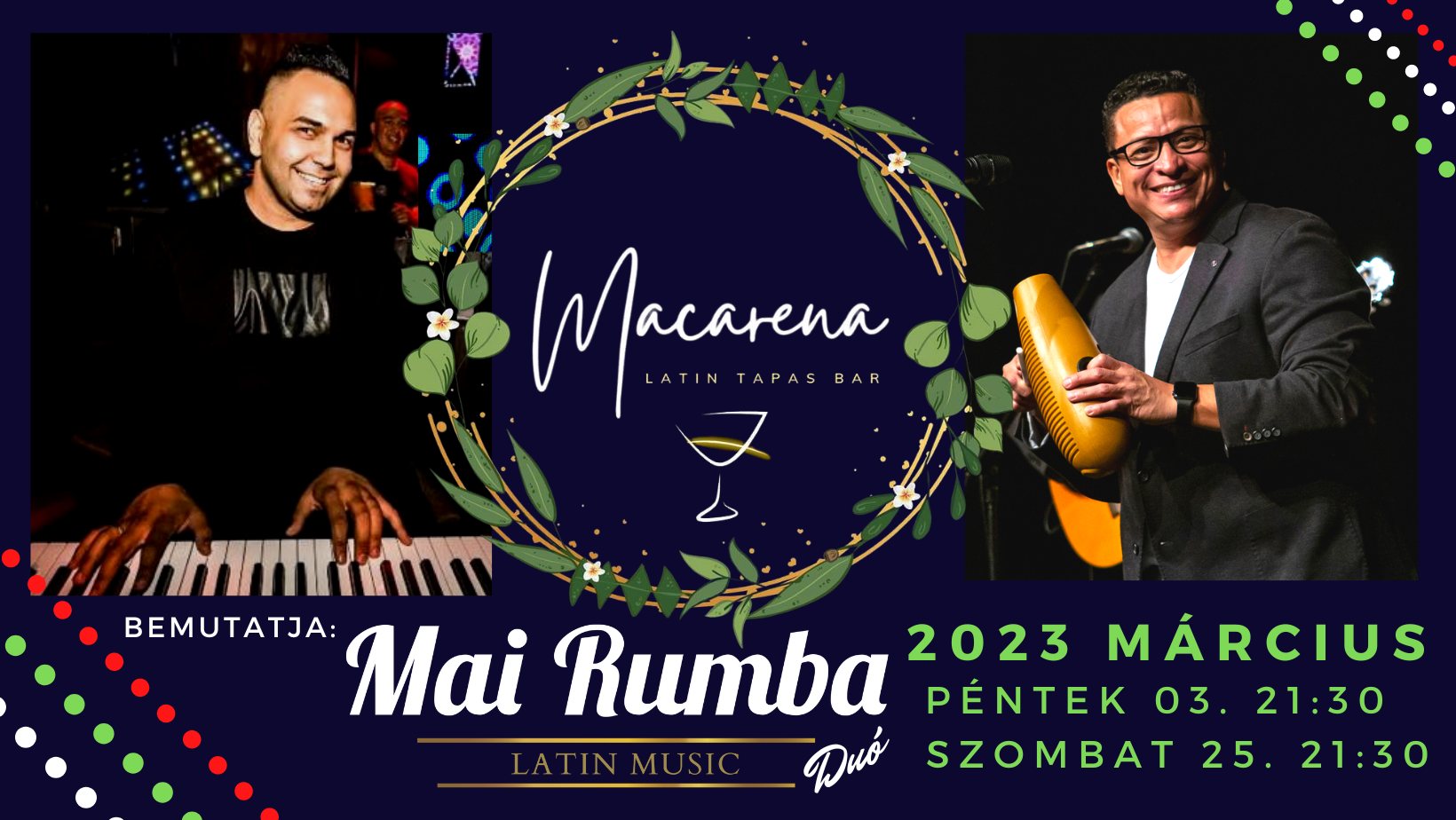 Mai Rumba latin music Duó élőben