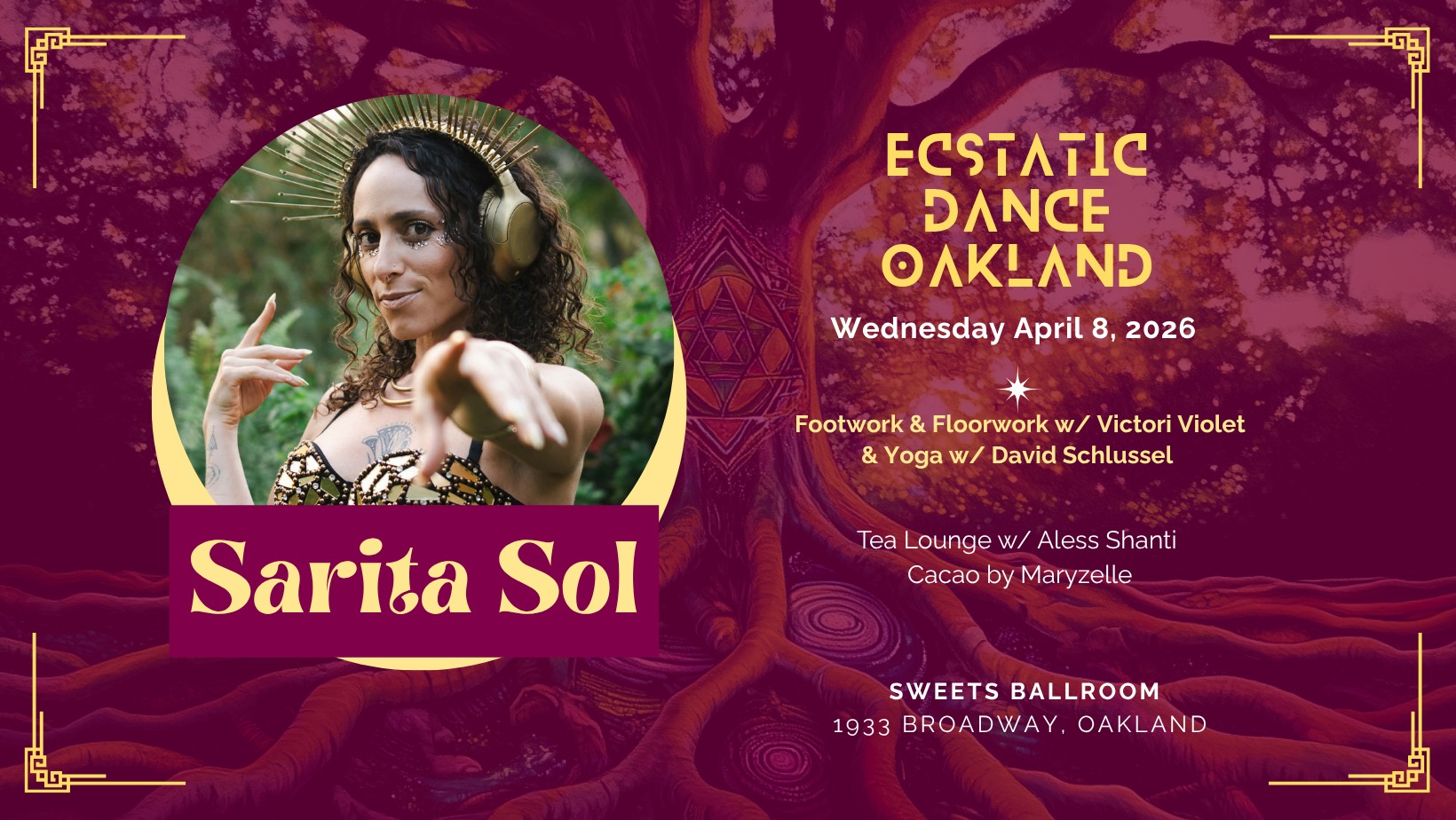 Ecstatic Dance Oakland: Featuring Sarita Sol
