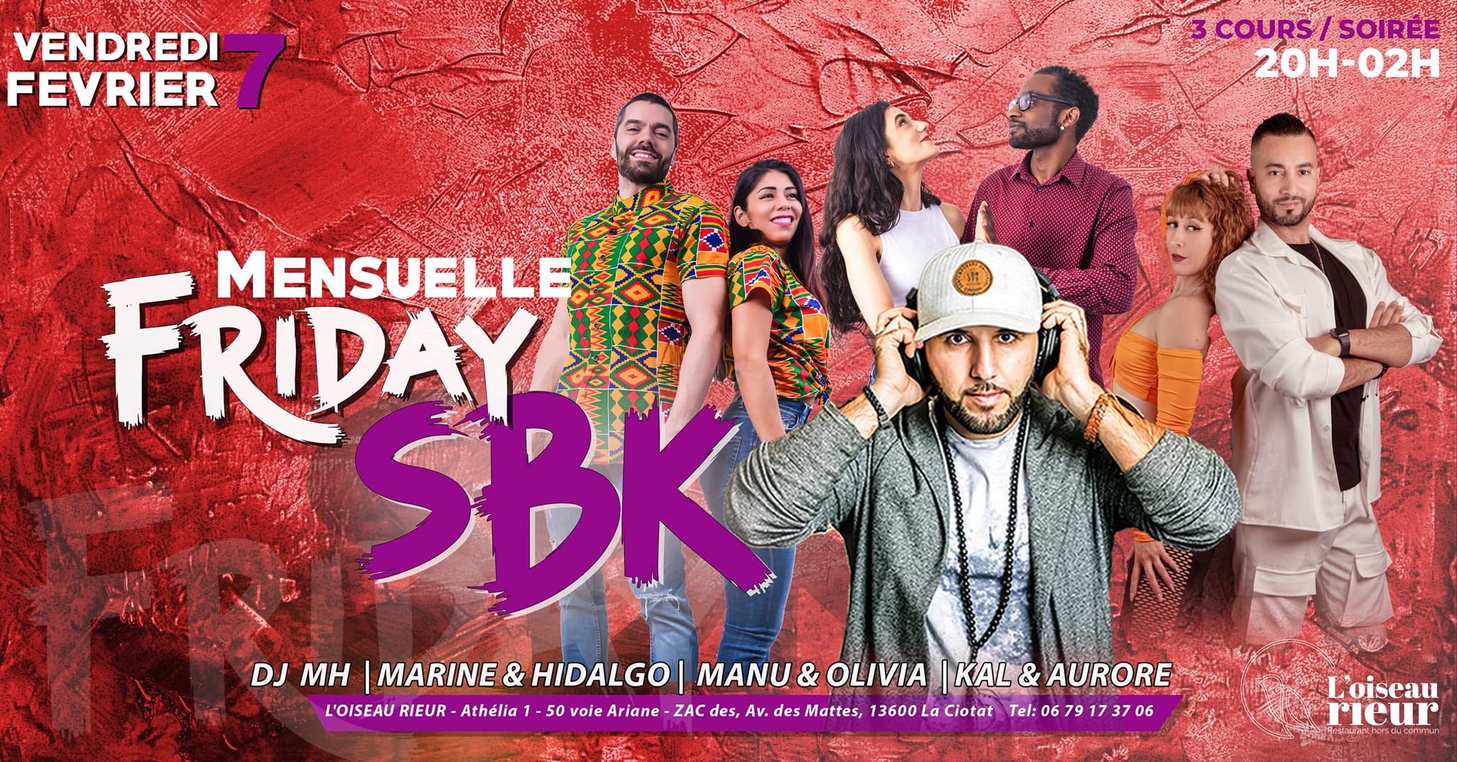 MENSUELLE FRIDAY AFROLATINO SBK