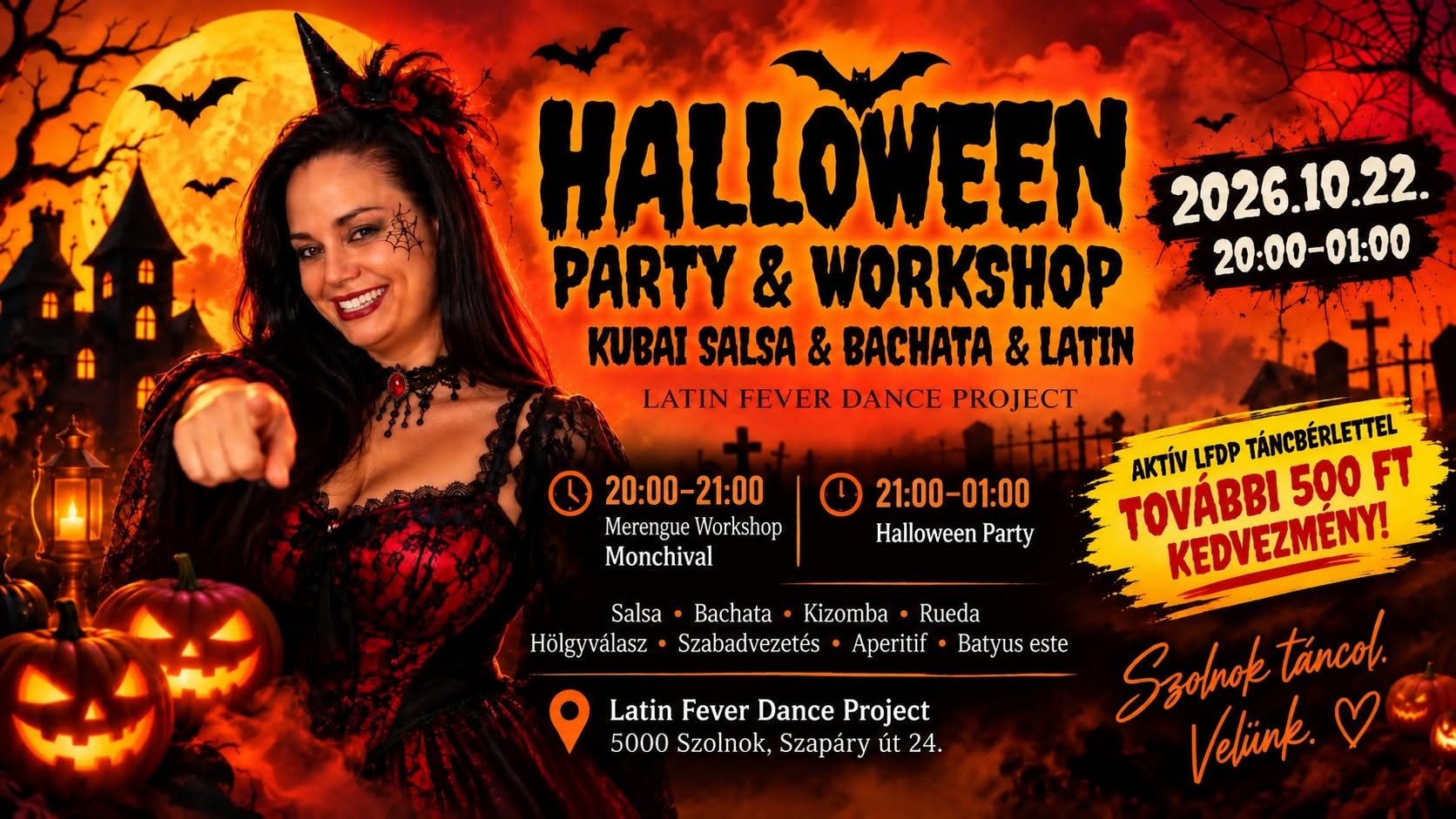 🎃 HALLOWEEN KUBAI SALSA & BACHATA PARTY & MERENGUE WORKSHOP
