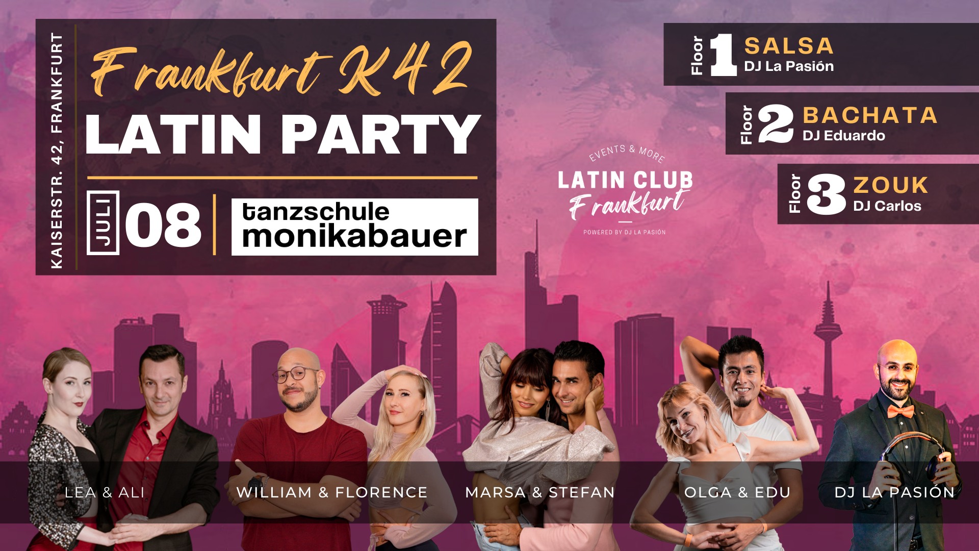 ★ Latin Party K42 ★ Frankfurt - 3 Floors!