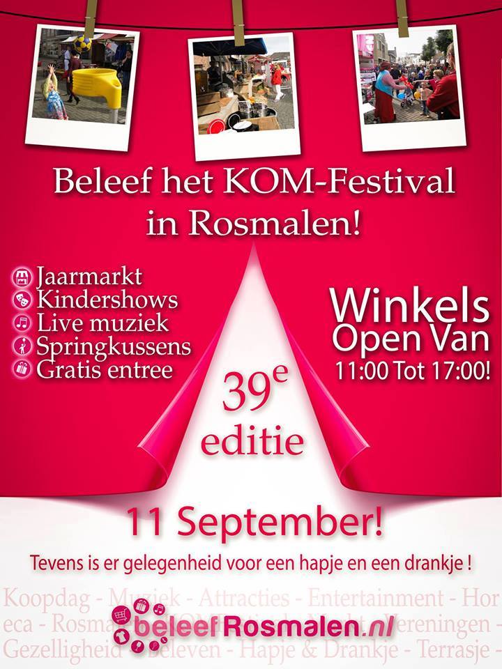 Salsa dansen tijdens Kom Festival Rosmalen 2016