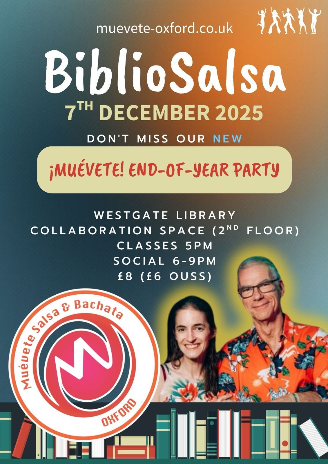 BiblioSalsa @ The Westgate Library: ¡Muévete! End of year party!