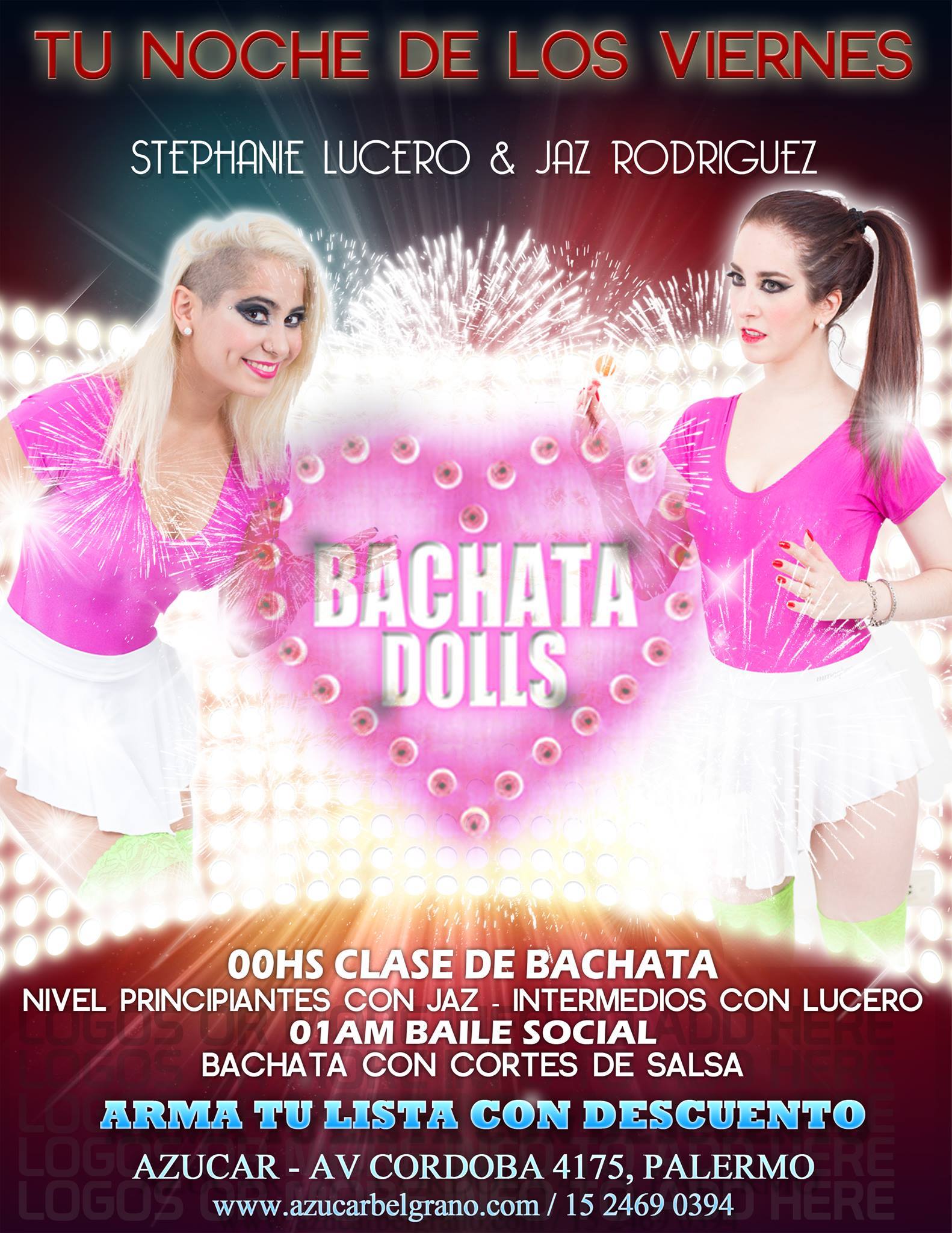 VIERNES: Bachata Dolls en AZUCAR