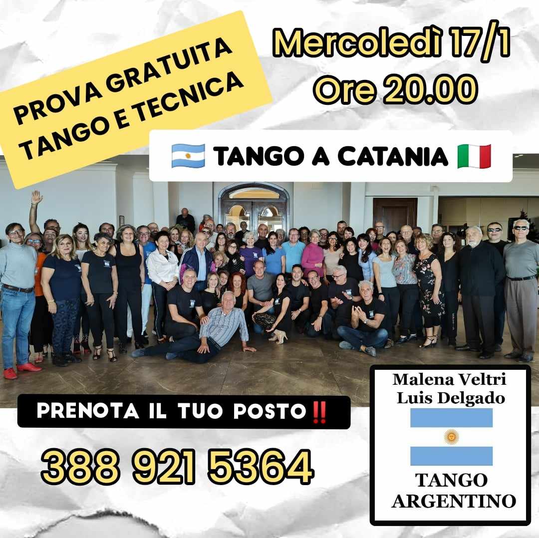 PROVA GRATUITA TANGO E TECNICA - CORSI 2024
