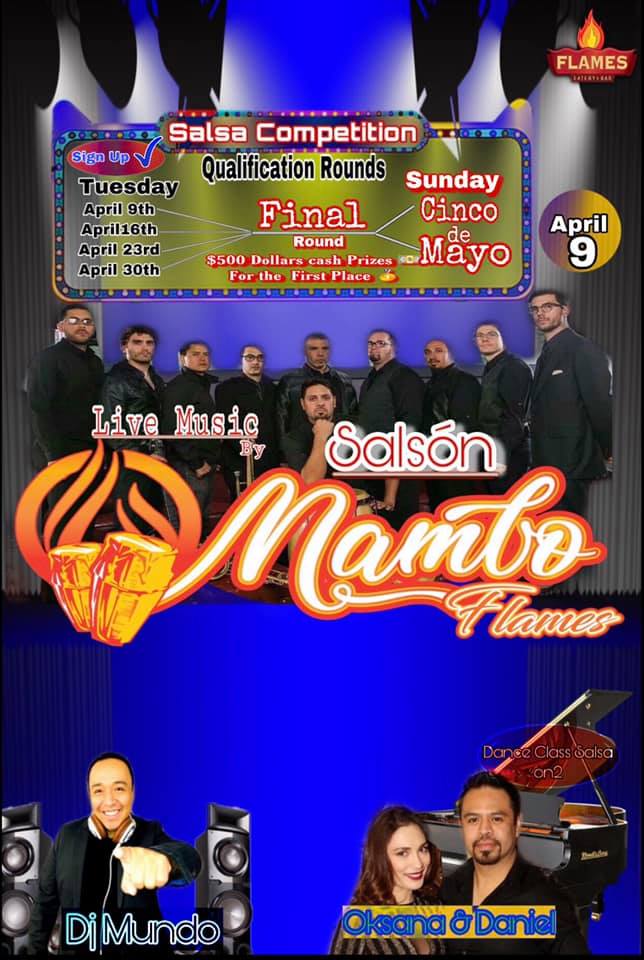 Mambo Flames Live Music by Salsón
