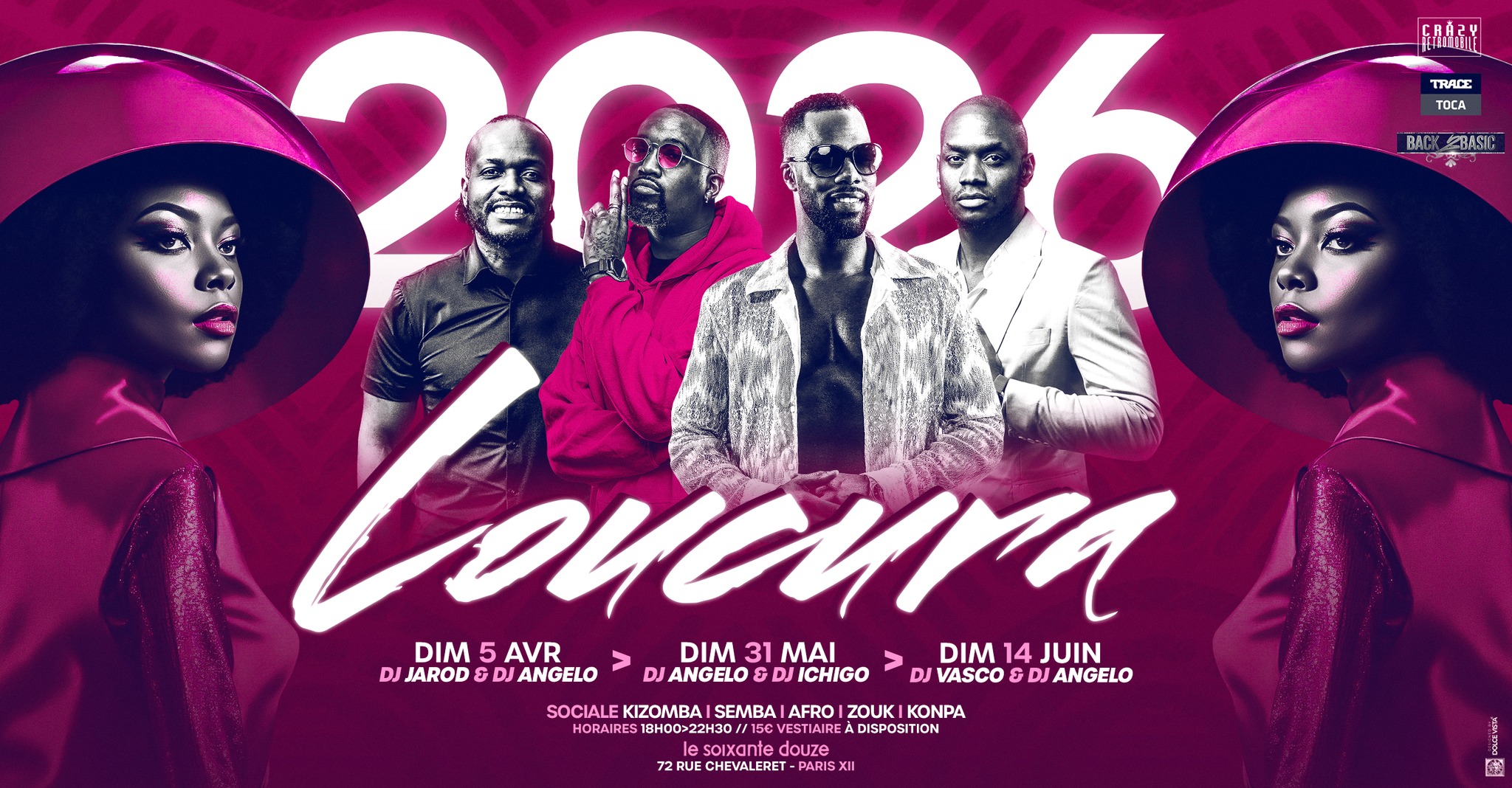 Loucura Paris La Sociale Afro Caribéenne - Dimanche 31 Mai - Restauration Afro-Caribéenne