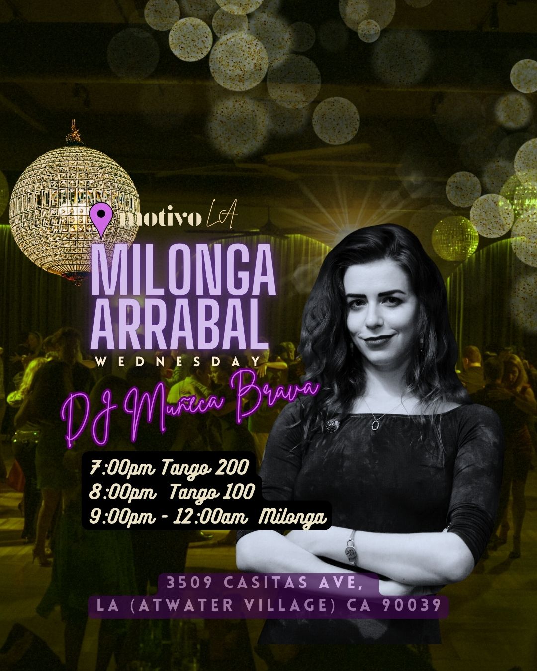 Milonga Arrabal with DJ Muñeca Brava