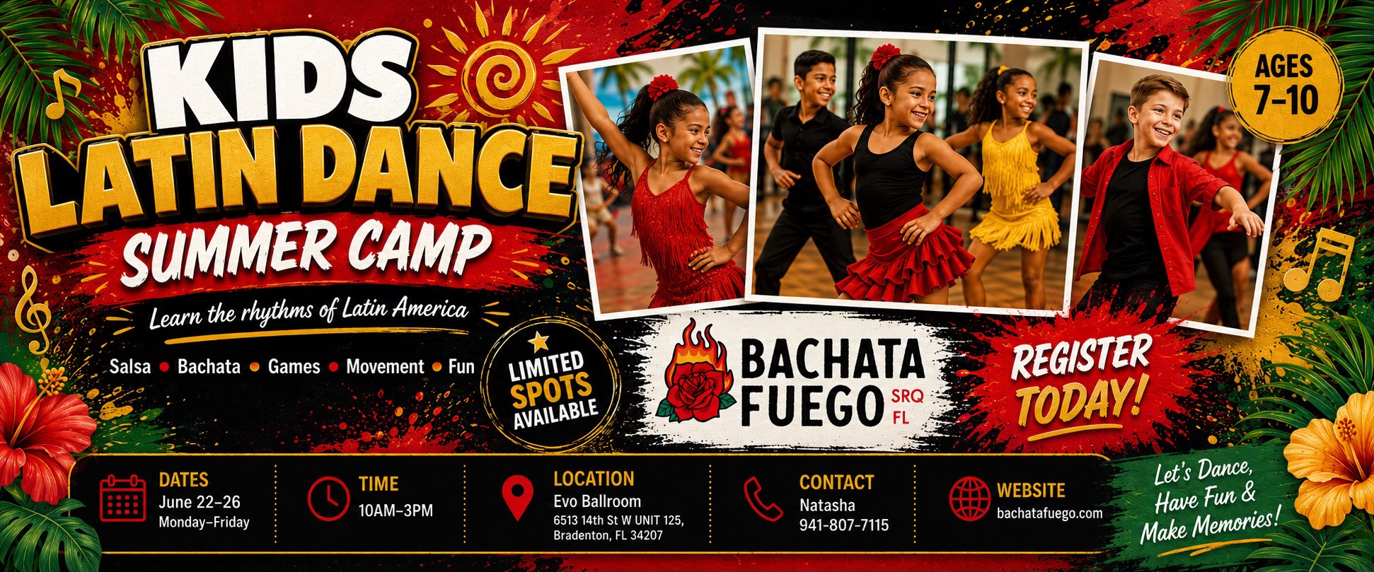 Kids Latin Dance Summer Camp