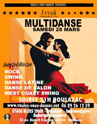 SOIREE DANSANTE MULTIDANSES
