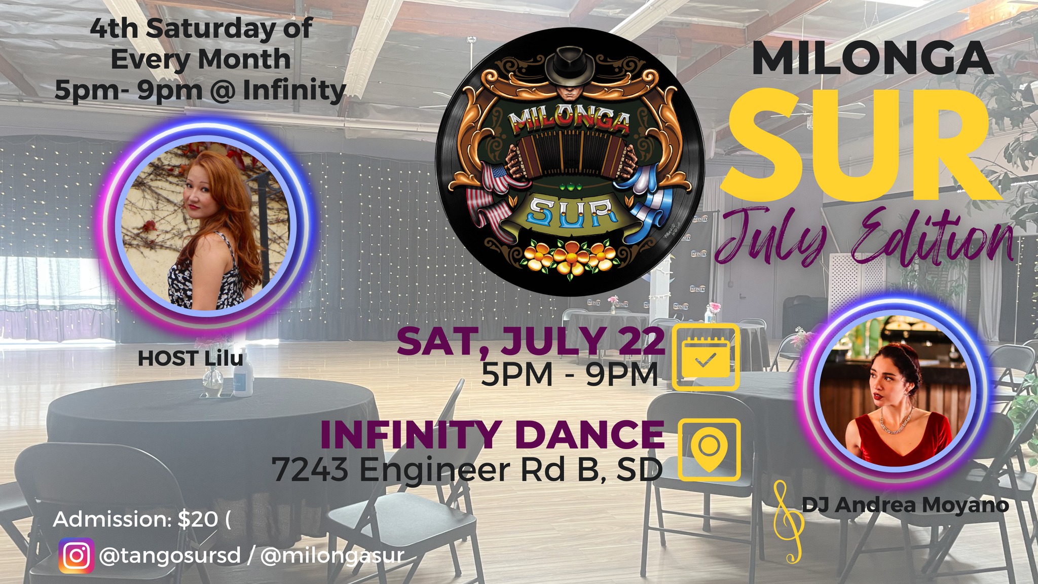 Milonga Sur, Special Host