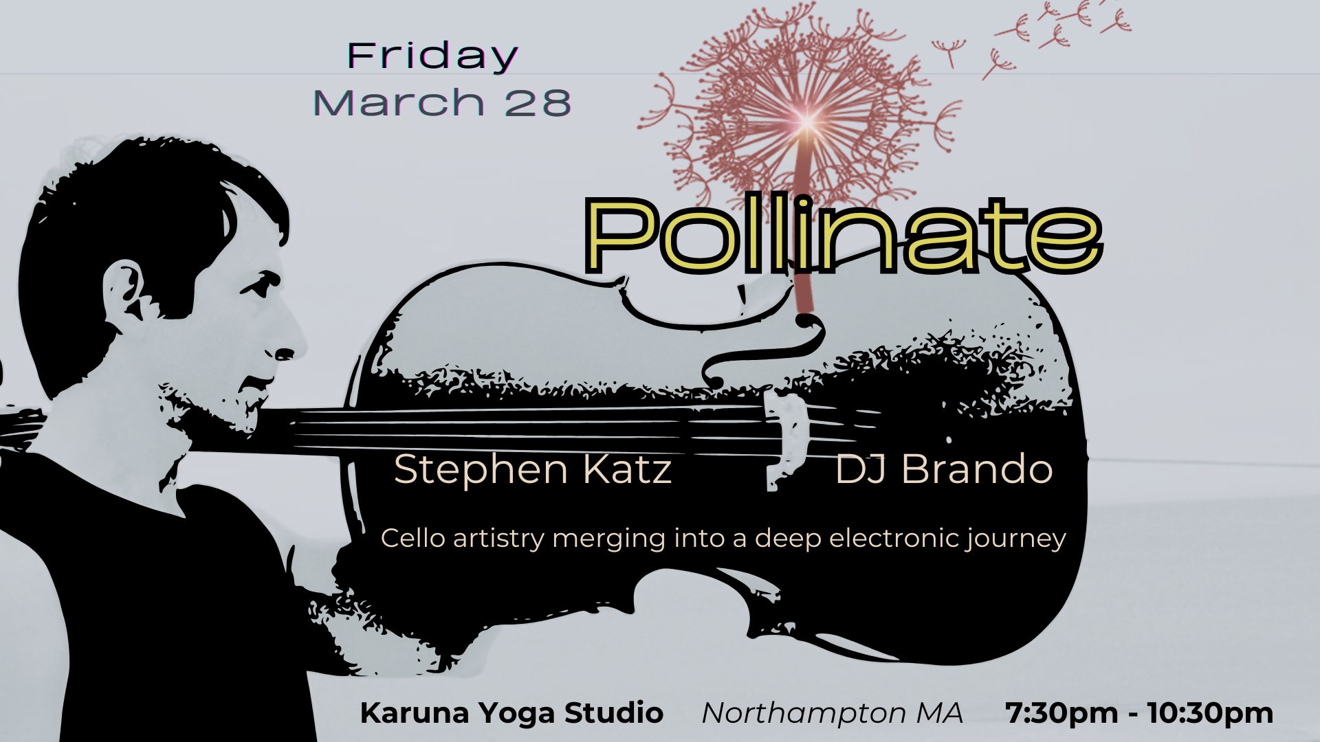 Pollinate Ecstatic Dance Stephen Katz + DJ Brando