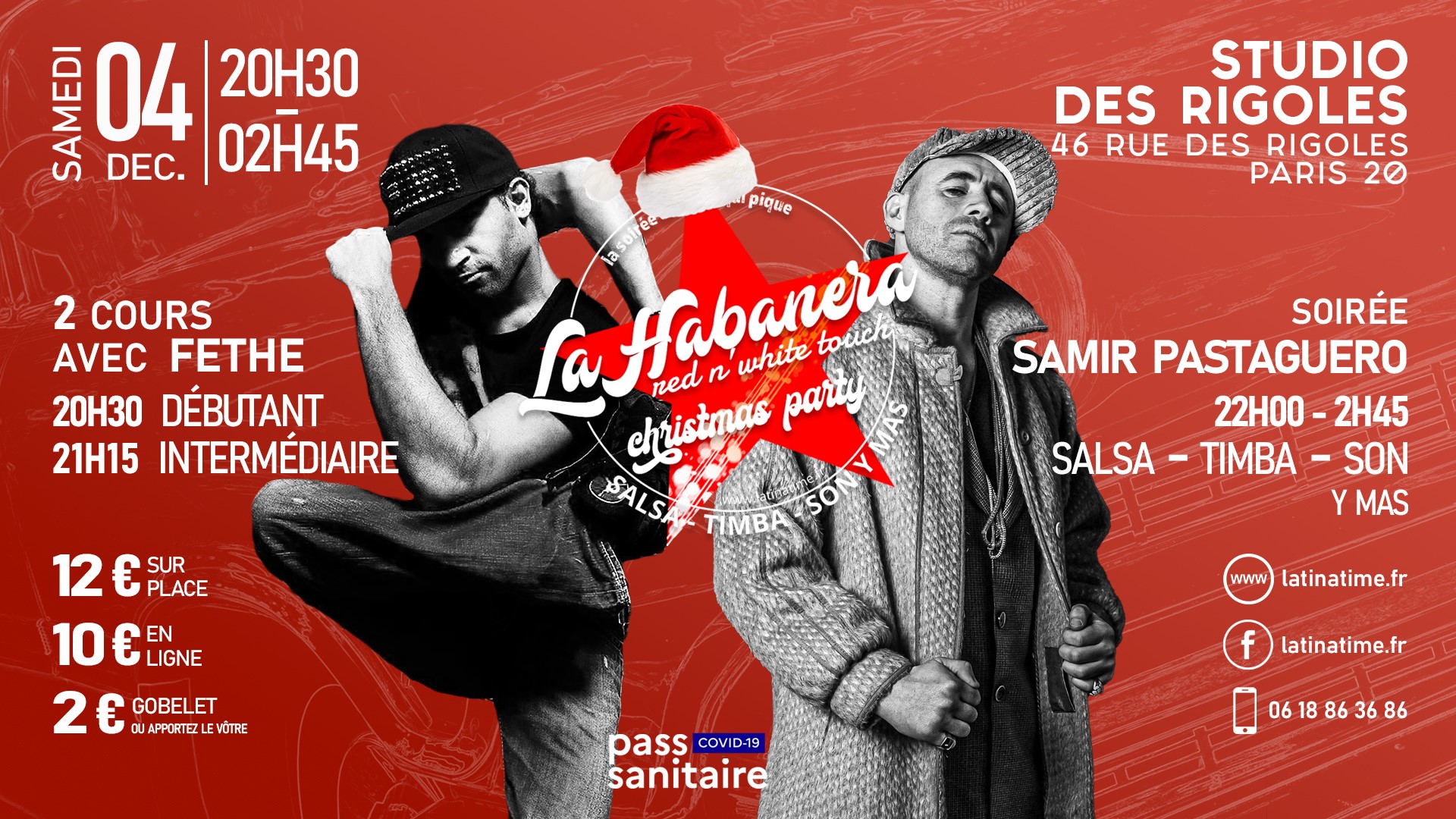 La Habanera Come back - Red n'White Touch - Fethe - Samir Pastaguero - 04 décembre 2021
