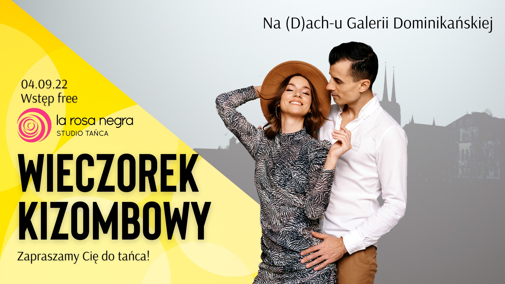 Wieczorek Kizombowy na (D)ach-u galerii Dominikańskiej