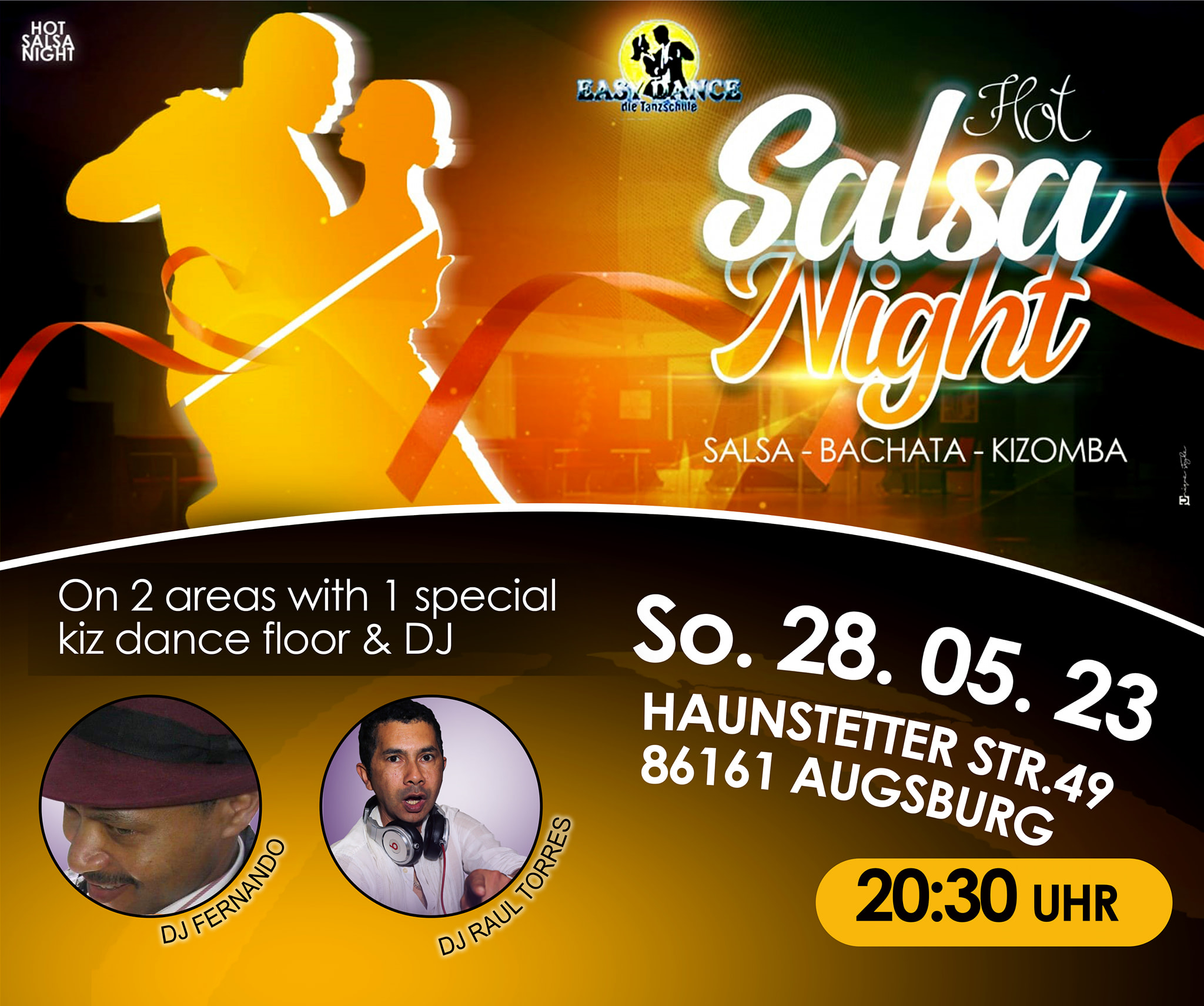 HOT SALSA NIGHT IM EASYDANCE AUF 2 AREAS